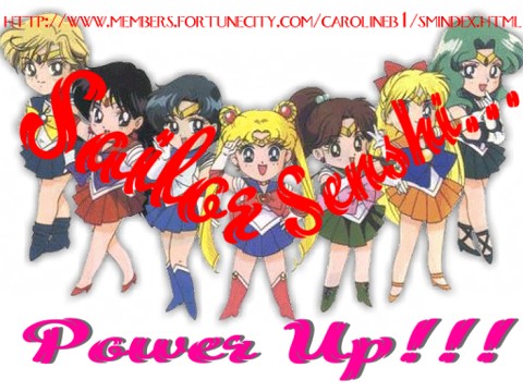 Sailor Senshi: Power Up!!!  (This is my image.  You put on your page without asking, you gonna get it.)